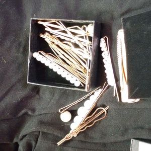 Jewelry  Bridal barrets, beautiful set 16bpc